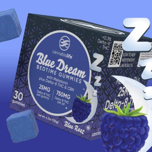 Delta-8 THC Gummies - Blue Dream Bedtime