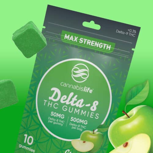Delta 8 Gummies - Green Apple 10ct