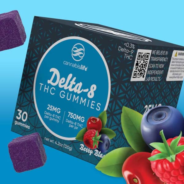 Delta-8 THC Gummies - Berry Blast