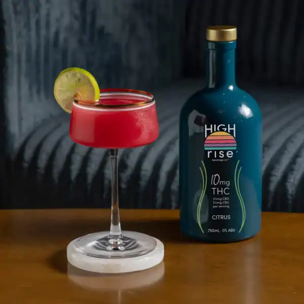 High Rise THC-Infused Citrus Beverage (750ml) | 10mg THC per Serving