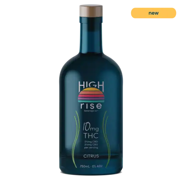 High Rise THC-Infused Citrus Beverage (750ml) | 10mg THC per Serving
