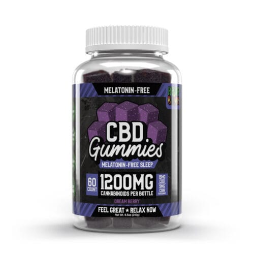 Hemp Bombs CBD Sleep Gummies — Melatonin-Free Formula (60 Count)